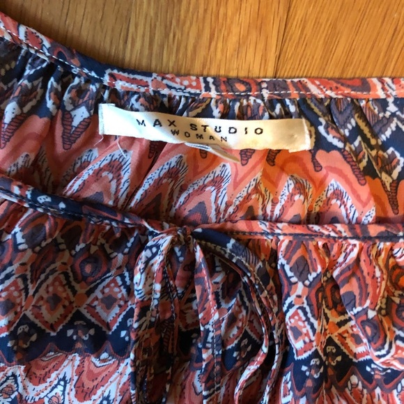 MAX STUDIO SHEER‎ BLOUSE 1X - Picture 2 of 3